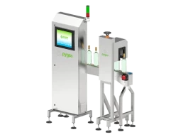 Máquina para el control e inspección del nivel de llenado en botellas y envases